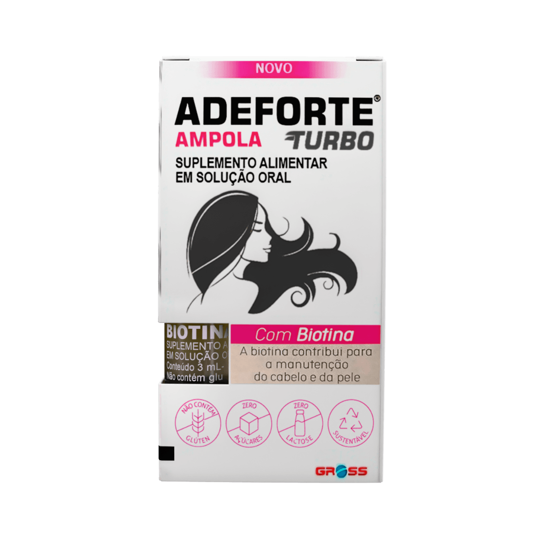 Suplemento Vitamínico Adeforte Turbo + Biotina 3ml — imagem 2