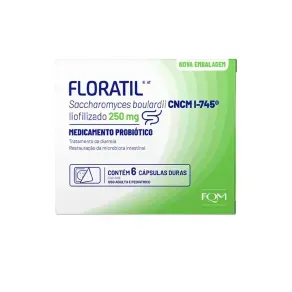 Probiótico Floratil 250Mg 6 Cápsulas