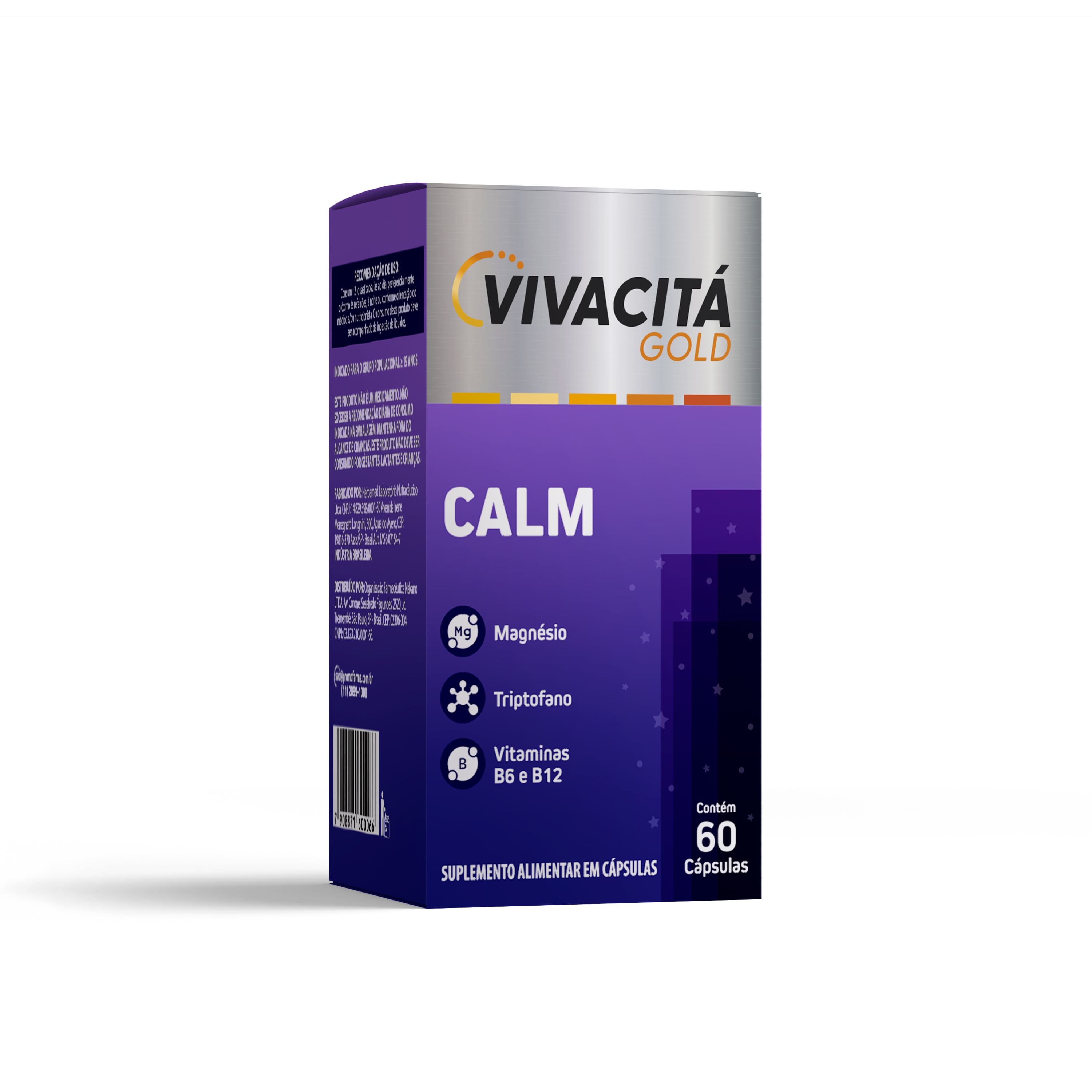 Calm Vivacitá Gold 60 Cápsulas