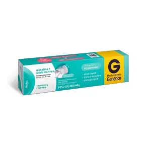 Nistatina 100.000Ui/G + Óxido De Zinco 200Mg Medley Genérico 60G