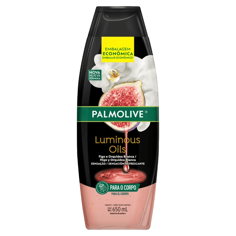 Sabonete Líquido Palmolive Luminous Oils Figo e Orquídea Branca 650ml