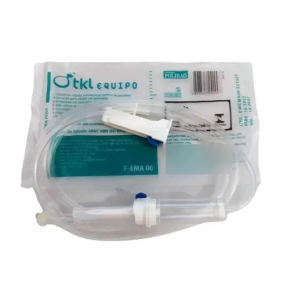 Equipo Macrogotas Completo Infusão Luer Slip 150cm Tkl