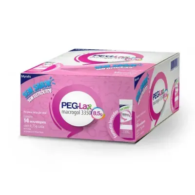 Peg-Lax 8,5g em Pó Sem Sabor 14 Envelopes