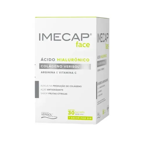 Suplemento Alimentar Imecap Face Colágeno 30 Sachês