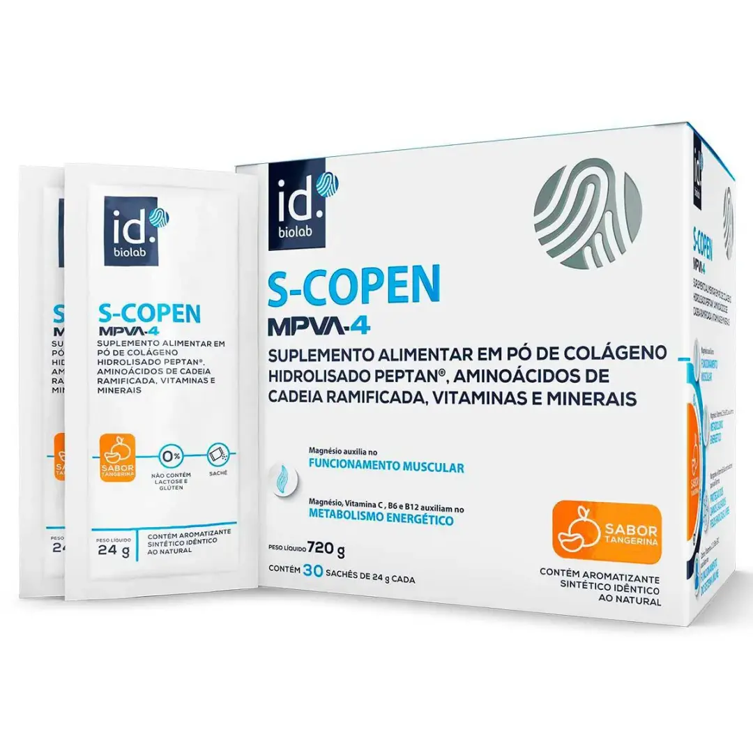 S-copen Mpva-4 Sabor Tangerina 30 Sachês 24g