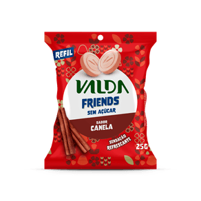 Pastilhas Valda Friends Canela Sem Açúcar 25G preço