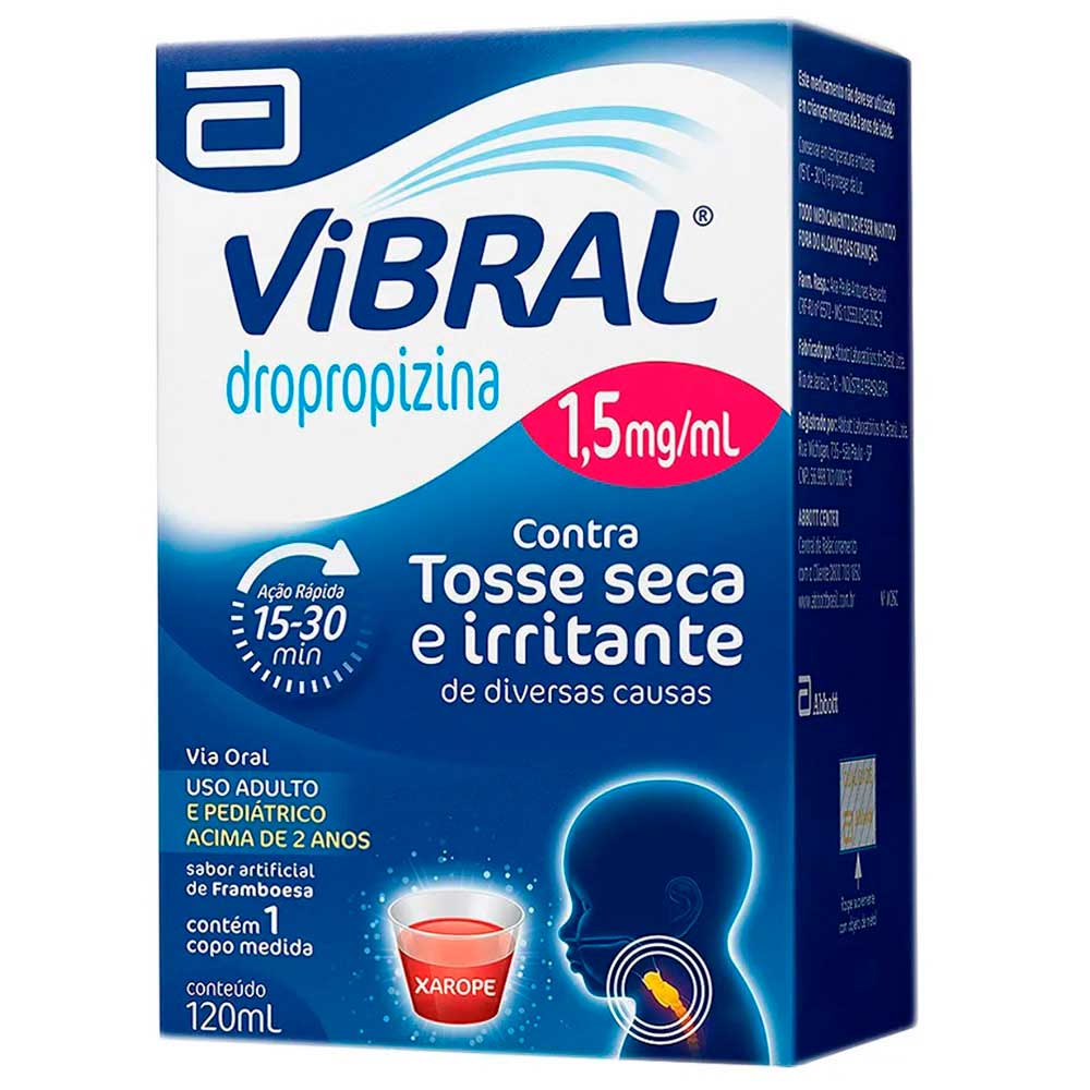 Vibral Pédiatrico Xarope 120ml