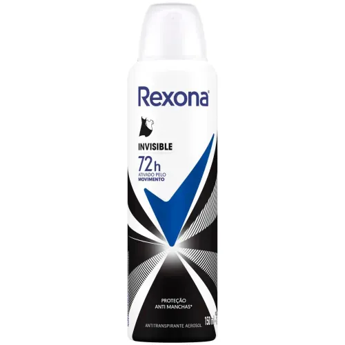 Desodorante Aerosol Rexona Feminino Invisible 150ml