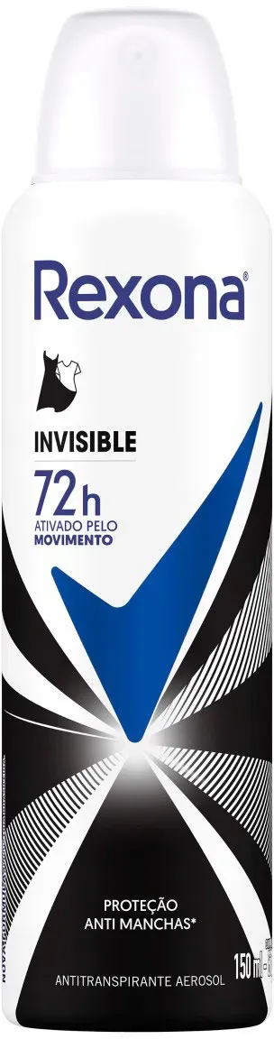 Desodorante Aerosol Rexona Feminino Invisible 150ml