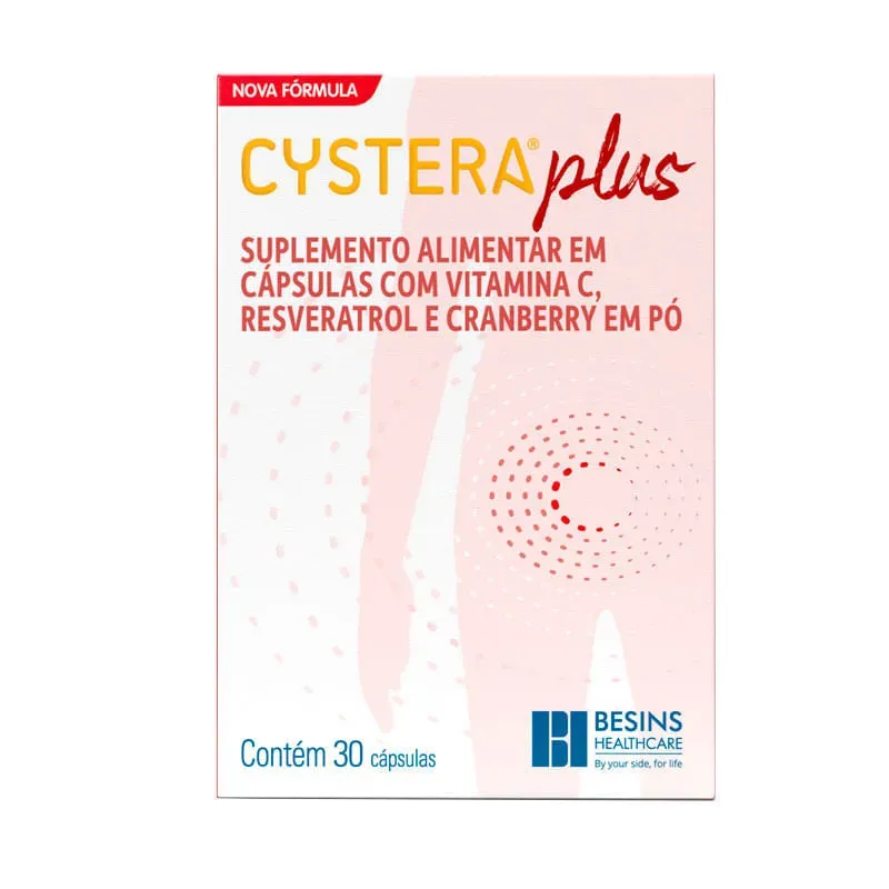 Suplemento Alimentar Cystera Plus 30 Comprimidos