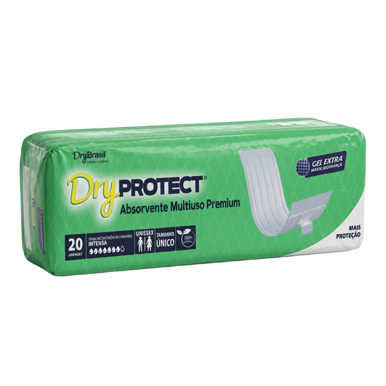 Absorvente Geriátrico Dry Protect 20 Unidades