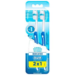 Escova Dental Oral-B Indicator Plus 35 2 Unidades