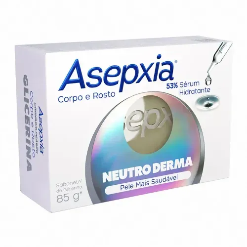 Sabonete em Barra Asepxia Corpo e Rosto Neutro Derma 85g