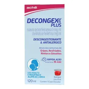 Decongex Plus Xarope 120Ml