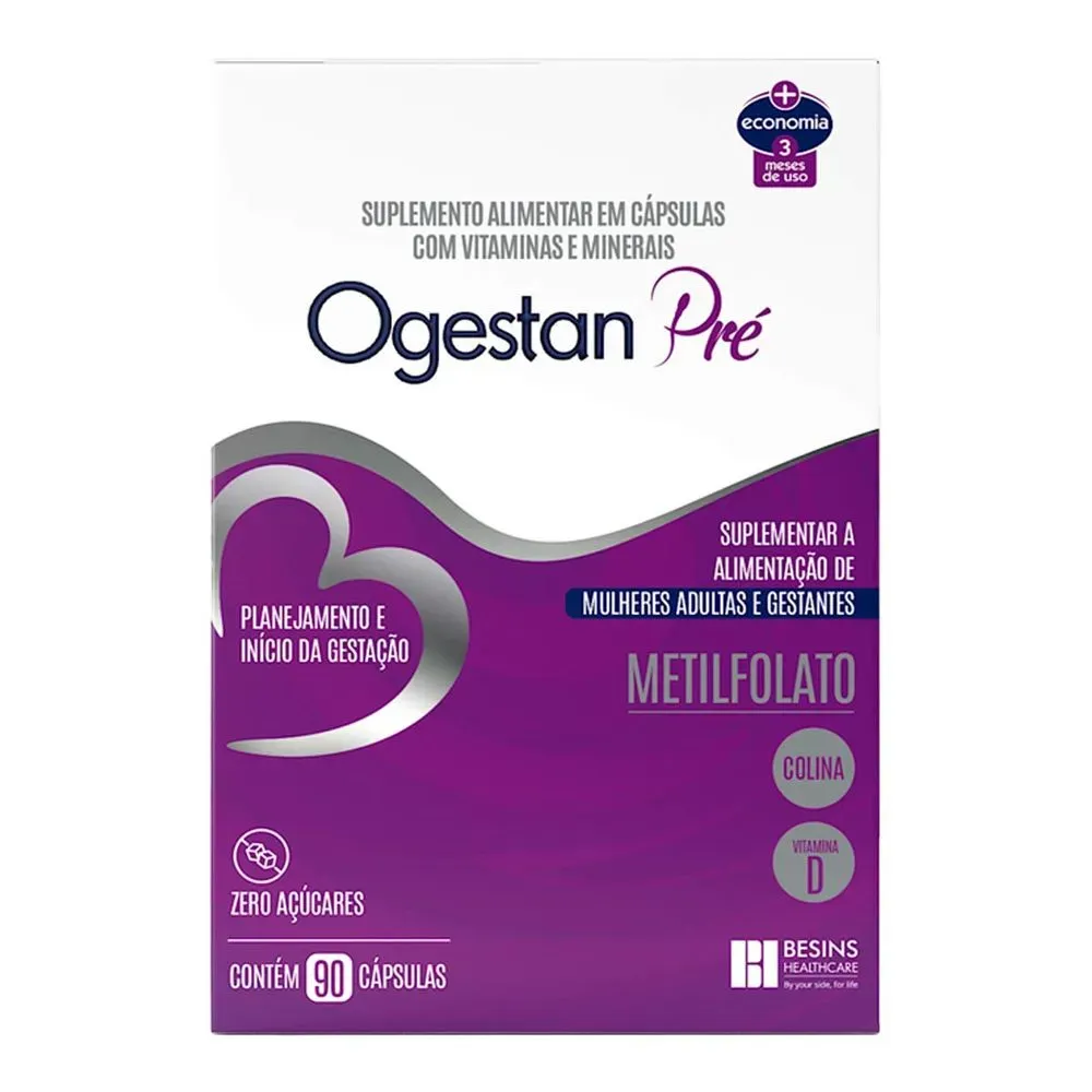 Ogestan Pré 1,2g 90 Cápsulas