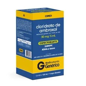 Cloridrato De Ambroxol 6Mg/Ml Cimed Xarope 120Ml