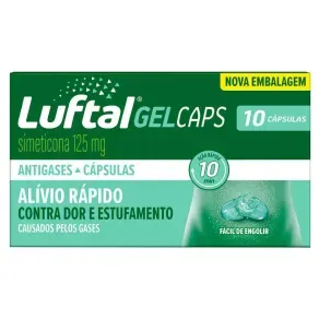 Luftal Gel Caps 125Mg 10 Cápsulas Gelatinosas
