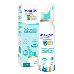 Maresis Baby 0,9% Descongestionante Spray Nasal Infantil Jato Suave Contínuo 100Ml