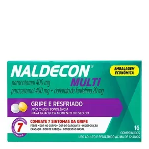 Naldecon Multi 400Mg/20Mg/400Mg 16 Comprimidos