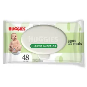 Lenços Umedecidos Huggies Max Clean 48 Unidades