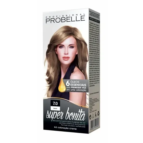 Tintura Probelle Super Bonita 7.0 Louro Médio
