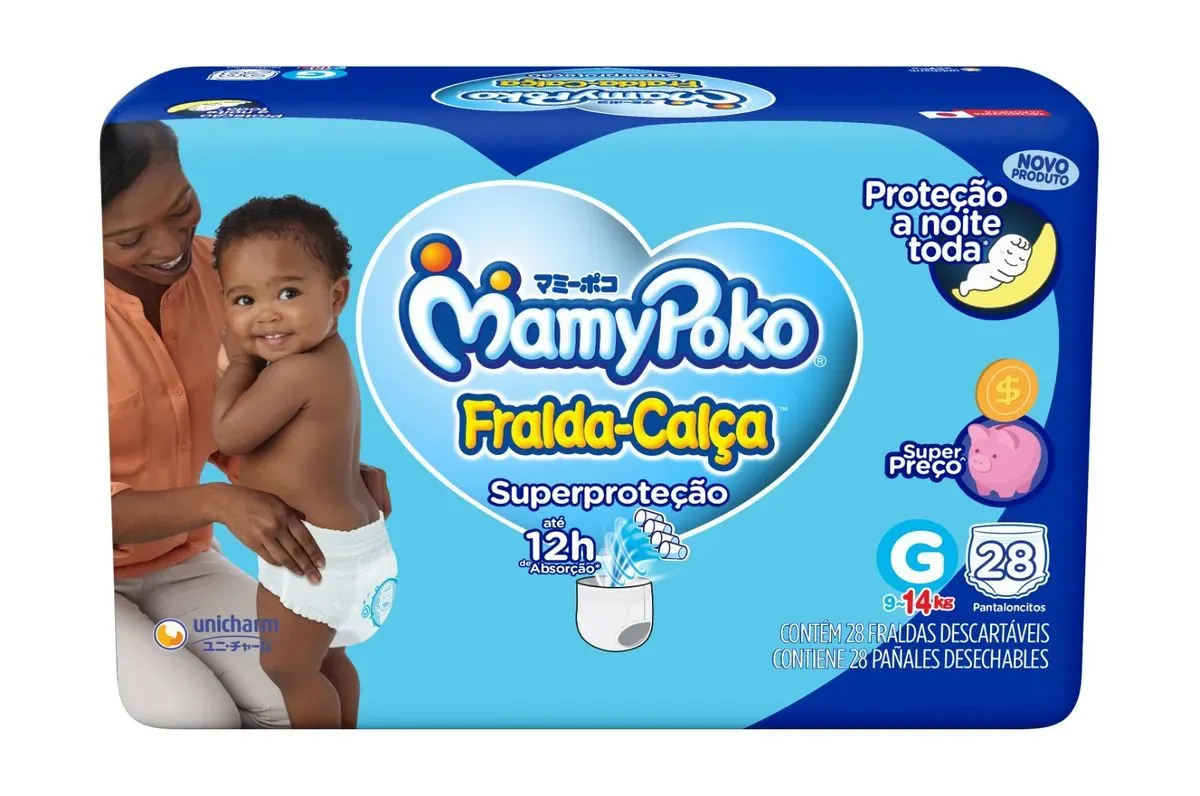 Fralda Calça Mamypoko Super Proteção G 28 Unidades