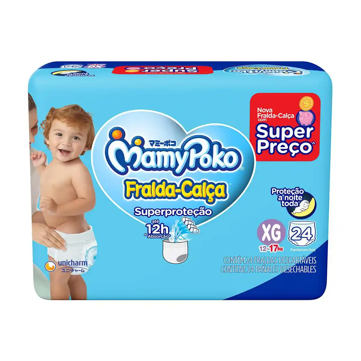 Fralda Calça Mamypoko Super Proteção Xg 24 Unidades