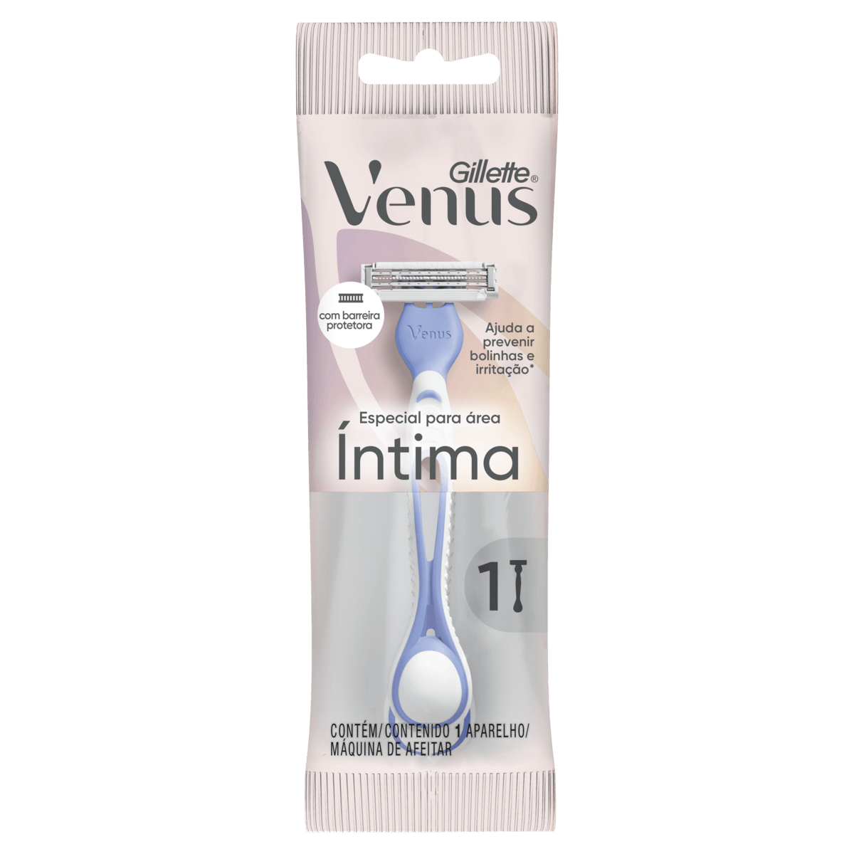 Aparelho Descartável Depilatório Gillette Venus Íntima 1 Unidade