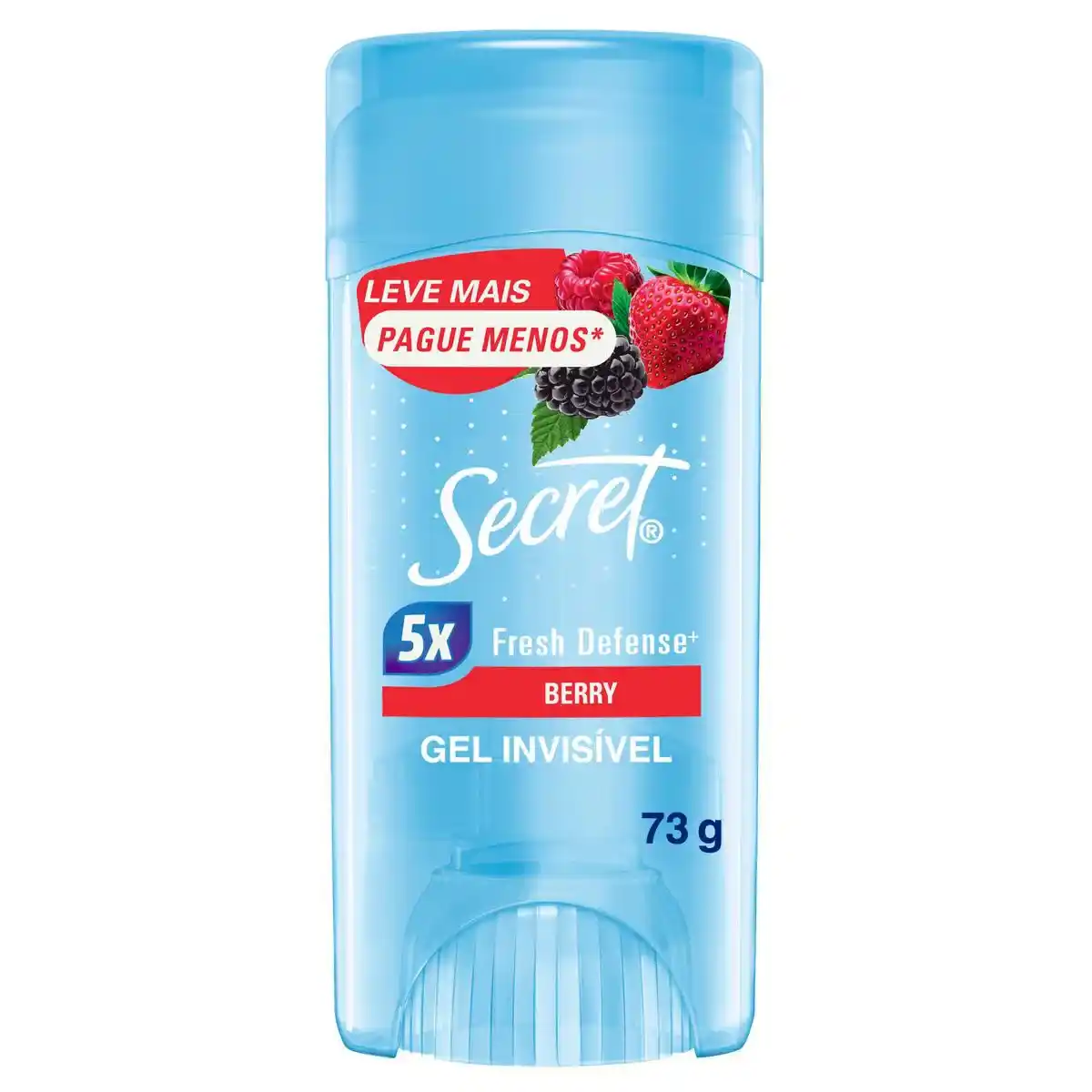 Desodorante Antitranspirante Gel Invisível Secret Berry 48h Feminino 73g